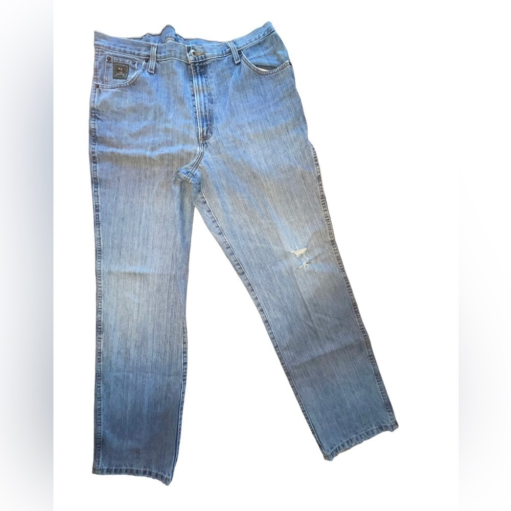 Cinch Up Green Label Jeans Original Rise, relaxed fit, tapered leg. Size 38 X 34